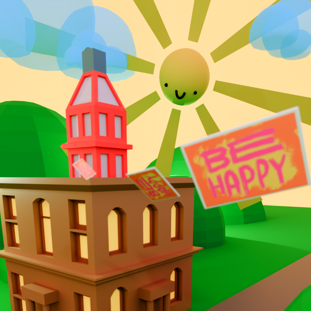 3D illustration by freelance designer oliver lancaster created in Blender.